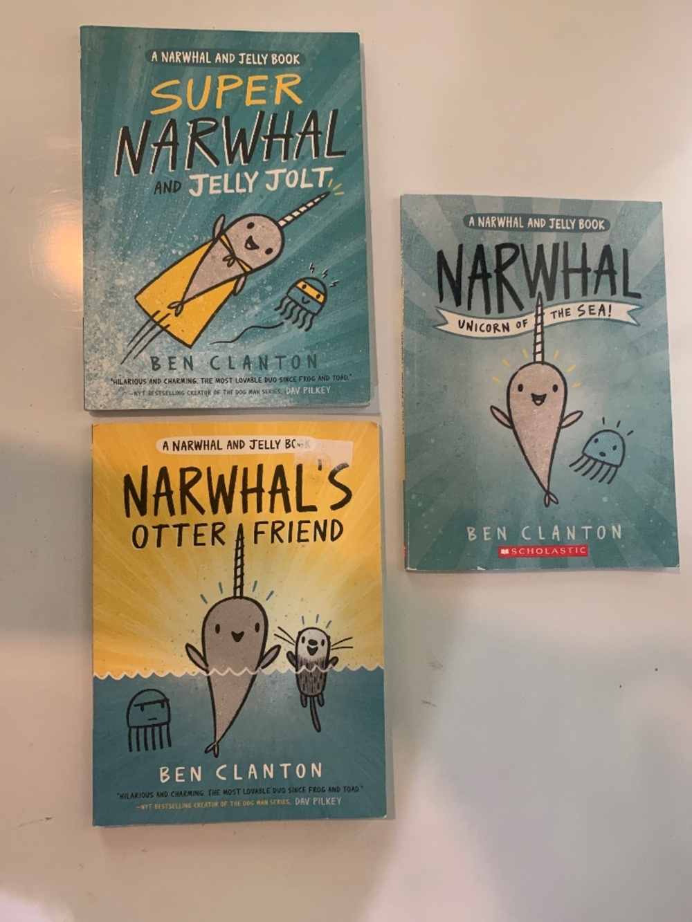 Narwhal & Jelly books